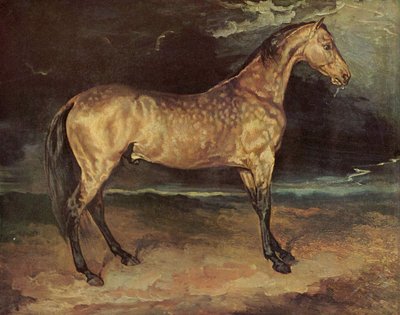 Horse in the Storm by Theodore Gericault